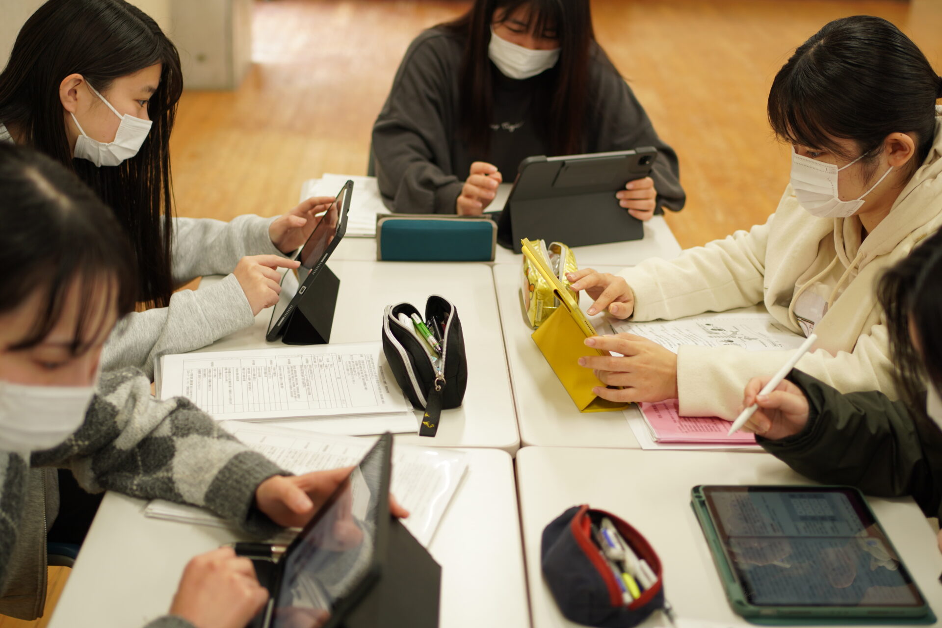 放課後・自習の様子